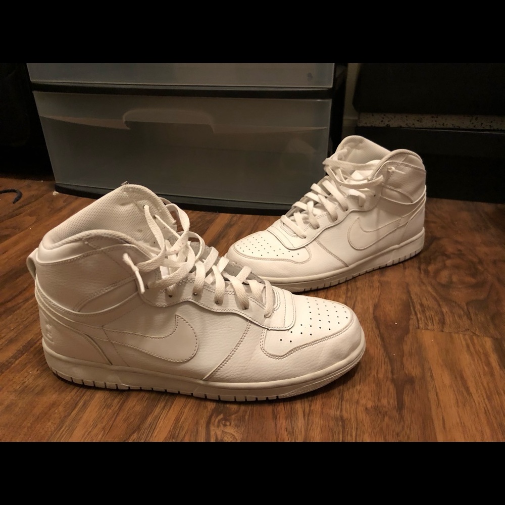 Nike “Big Nike” White Shoes